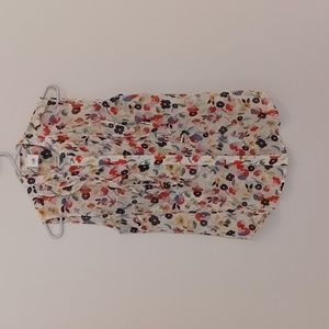 CAbi Tux Ruffle Top #6108 | Multi Floral | Small